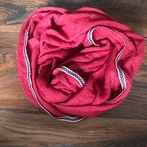 Red Circle Scarf